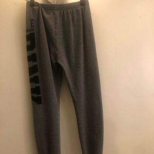 PINK Victoria’s Secret grey/black jogger pant